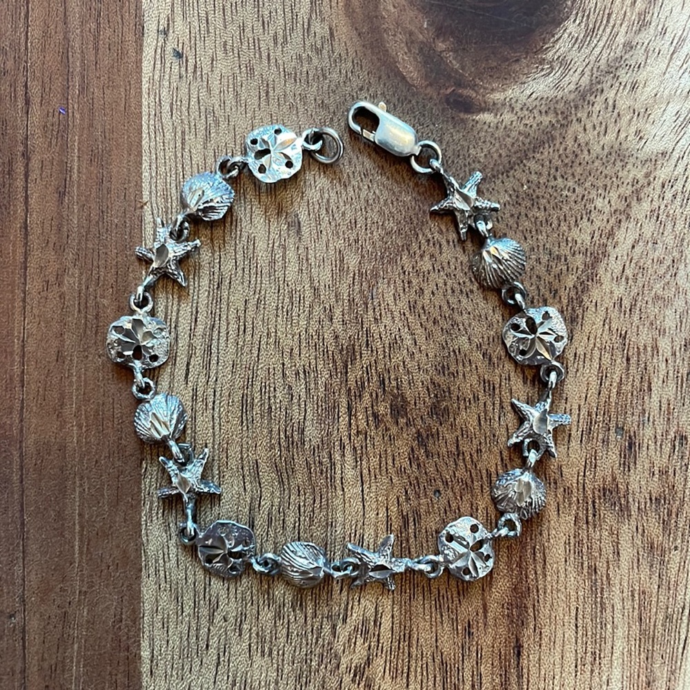 Sterling silver beach bracket